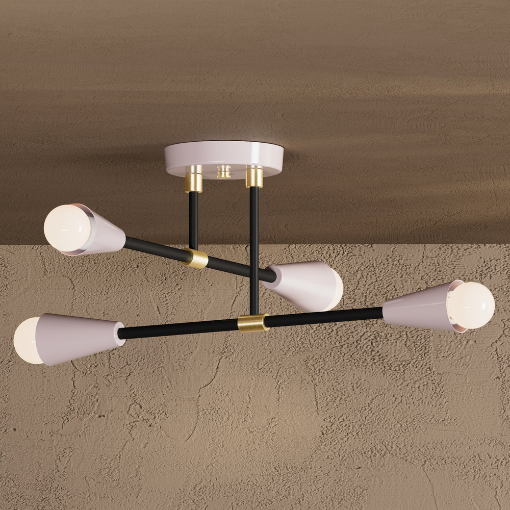 Sealy - Four Light Semi Flush Fixture