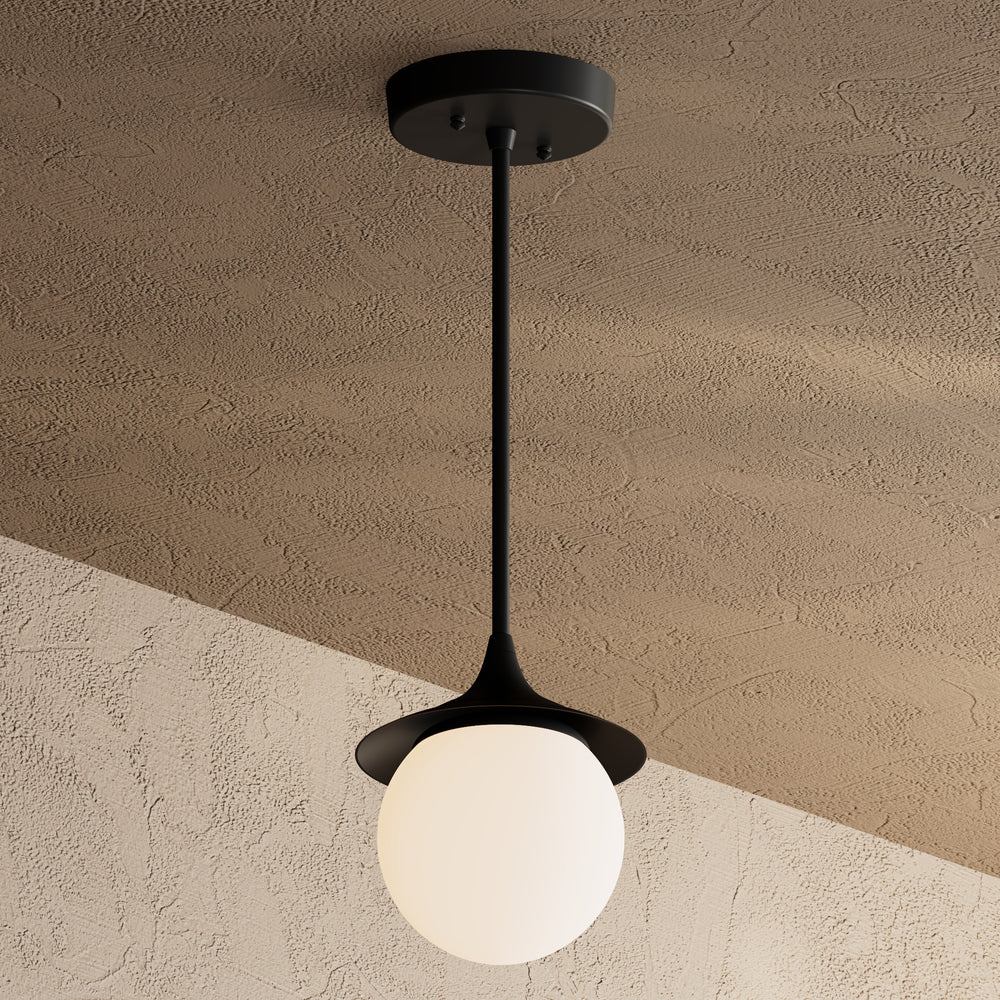 Alpine - Modern Glass Globe Single Light Kitchen Pendant