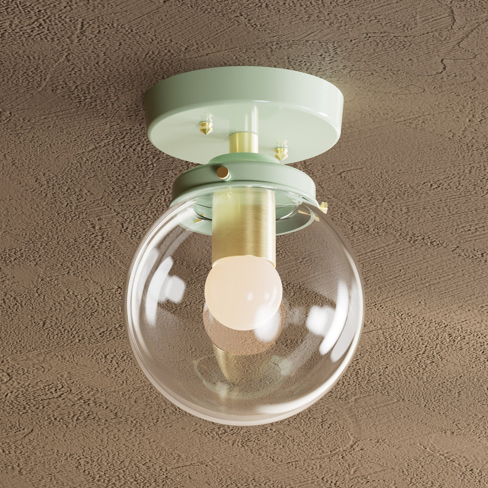 Claremont - Single Light Semi Flush Fixture