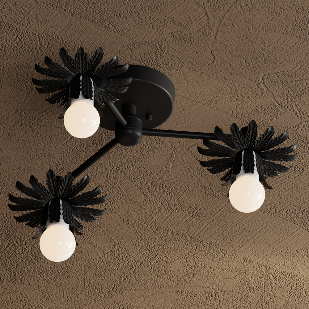 Joliet - 3 Light Semi Flush Fixture