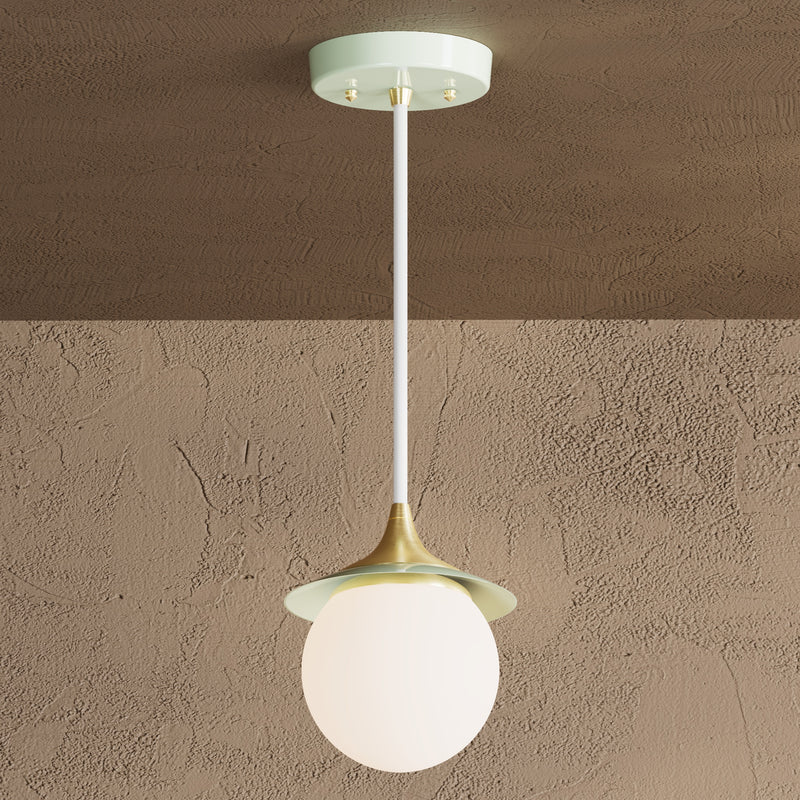 Alpine - Modern Glass Globe Single Light Kitchen Pendant - Pendant - Custom Lighting By Velora