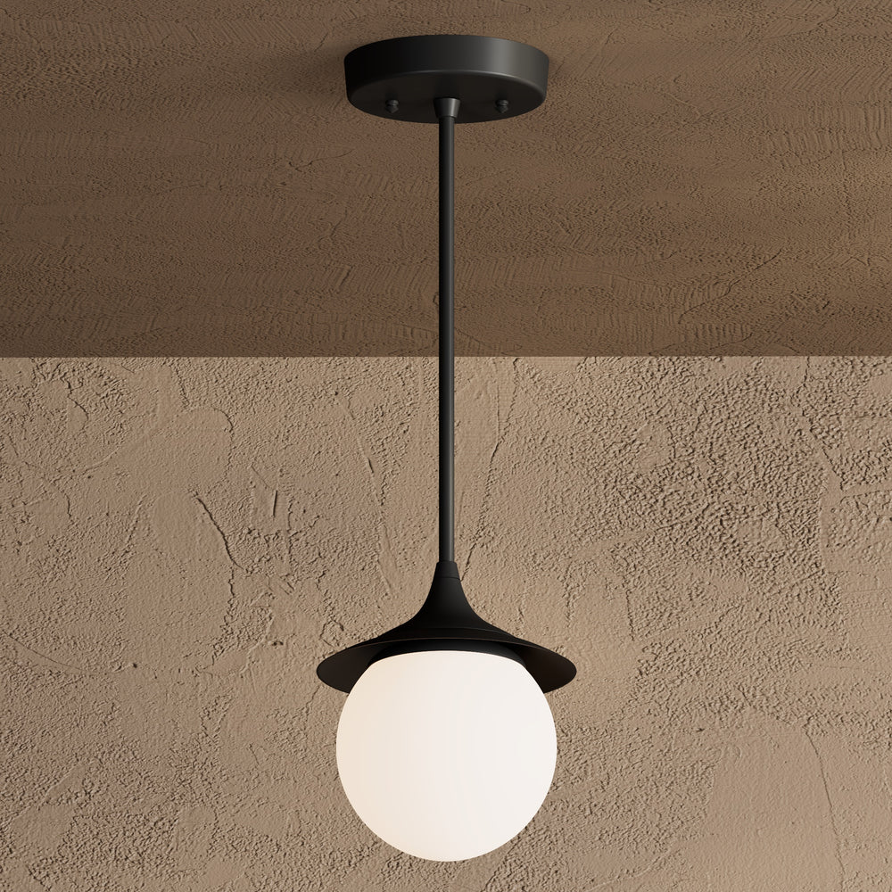 Alpine - Modern Glass Globe Single Light Kitchen Pendant