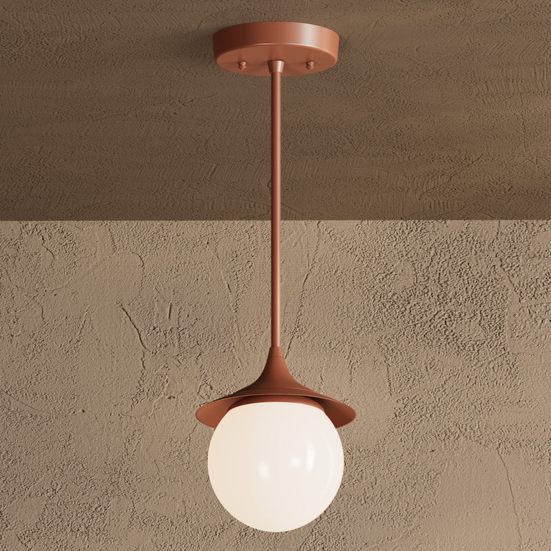 Alpine - Modern Glass Globe Single Light Kitchen Pendant - Pendant - Custom Lighting By Velora
