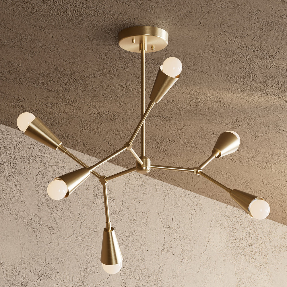 Seattle - 6 Light Chandelier