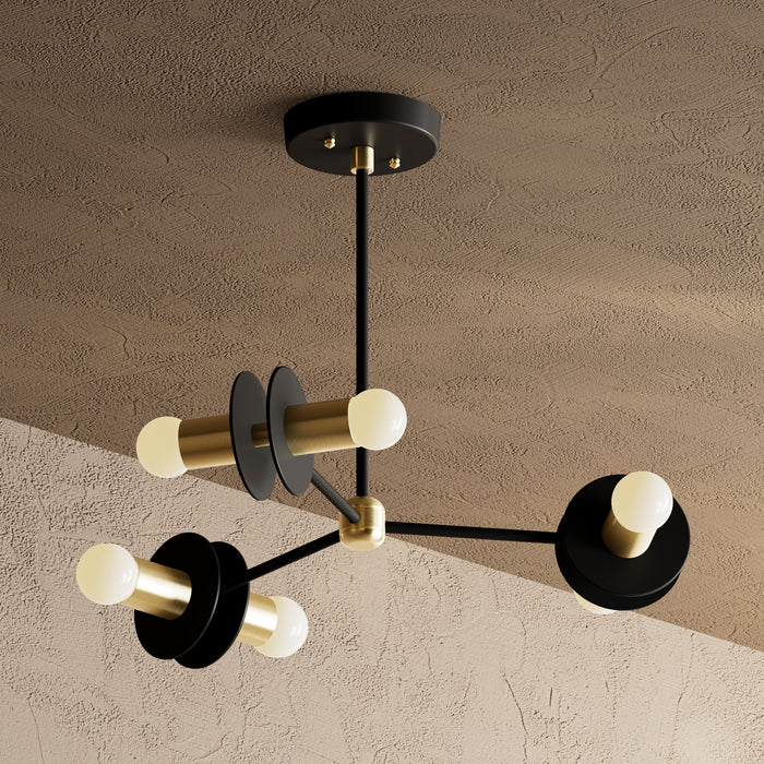 Windsor - 6 Light Mid Century Inspired Chandelier