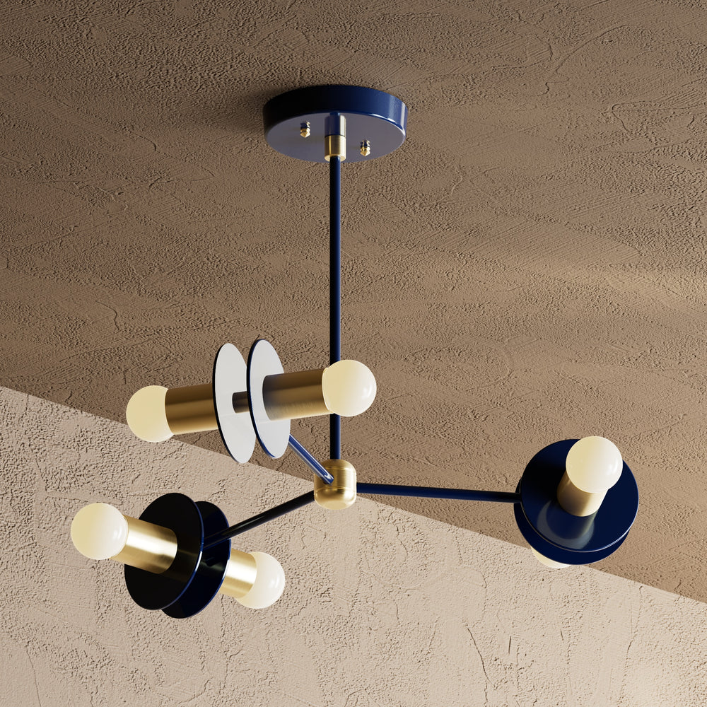 Windsor - 6 Light Mid Century Inspired Chandelier
