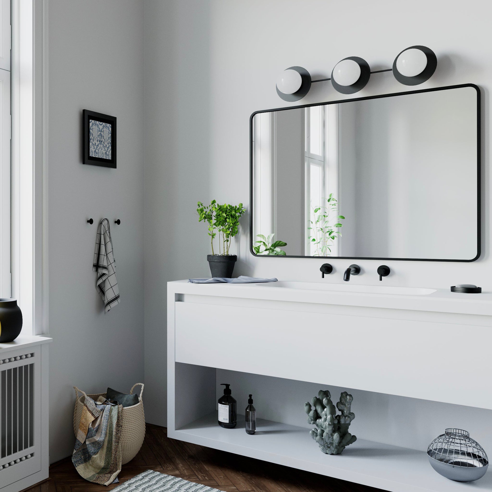 Aberdeen Wall Sconce, Handcrafted Mid Century Modern Lighting